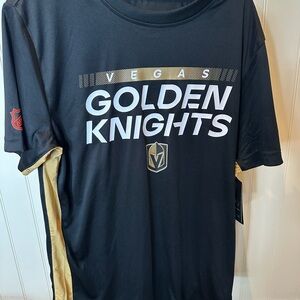 Fanatatics NWT Vegas Golden Knights Men’s Medium Black and Gold T-Shirt